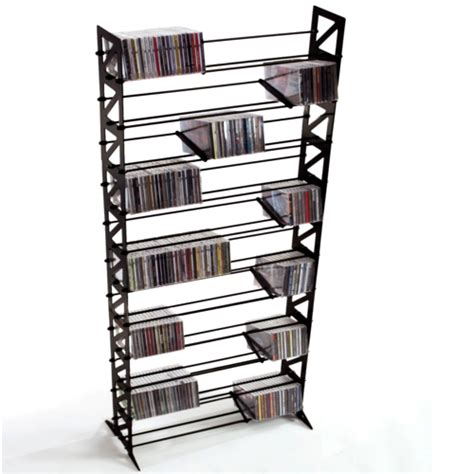 steel cd cabinet|metal cd storage rack.